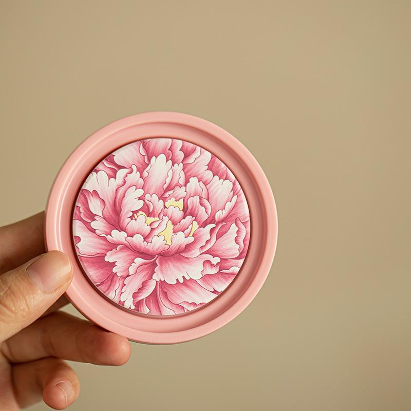 В китайском стиле, впитывающие воду, розовые подставки для чая, Кунг-фу, бытовые, для хранения, подставка для чайной чашки, коврик, чайный поднос, аксессуары для церемонии, новые