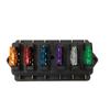 6-контактный стандартный предохранитель Ato Blade Fuse Box DC 12V/24V Car Predator Block Holder Predators
