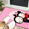 Heartfelt Love cute doll Office Rug Chair Mat, Game Carpet, Suitable for Front Door, Bedroom, Living Room, Desk, Holiday Gift