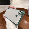 Чехол для realme C25Y, C21Y, гальванизированная цветная рамка, прозрачный чехол-накладка на телефон