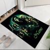 Custom Name Halloween horror Printed Carpet, for Office Chair Living Room Bedroom Kitchen Room Decor Gifts.