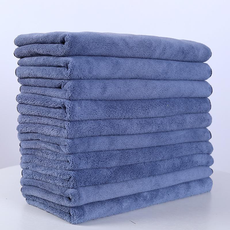 Быстросохнущее полотенце из кораллового флиса без ворса - Впитывающее полотенце для лица и волос, Идеально для домашнего использования или в качестве подарка