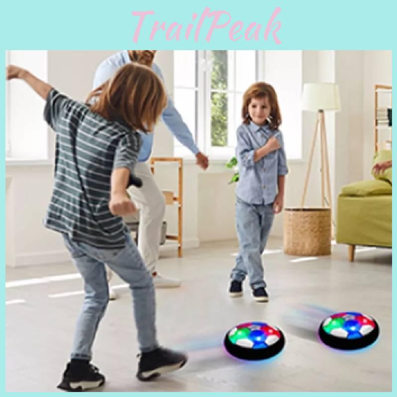 Парящий футбольный мяч на воздушной подушке для игр в помещении со светом, игрушка в подарок для детей