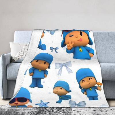 P-POCOYO Элли Плюшевое одеяло Детское Фланелевое постельное белье Пледы для дивана Кресла Кровати Супер теплое Покрывало Идея для подарка
