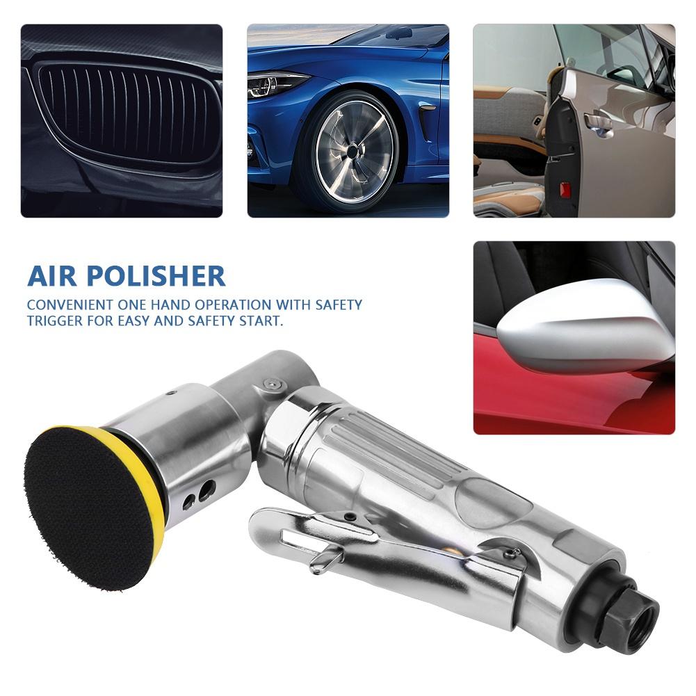 90 Degree Air Polisher Orbital Sander Polishing Machine Pneumatic Grinding Tool