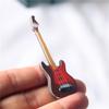 Bar Drum Microphone Miniature Violin Guitar Piano Model Saxophone Trumpet Doll Musical Instruments