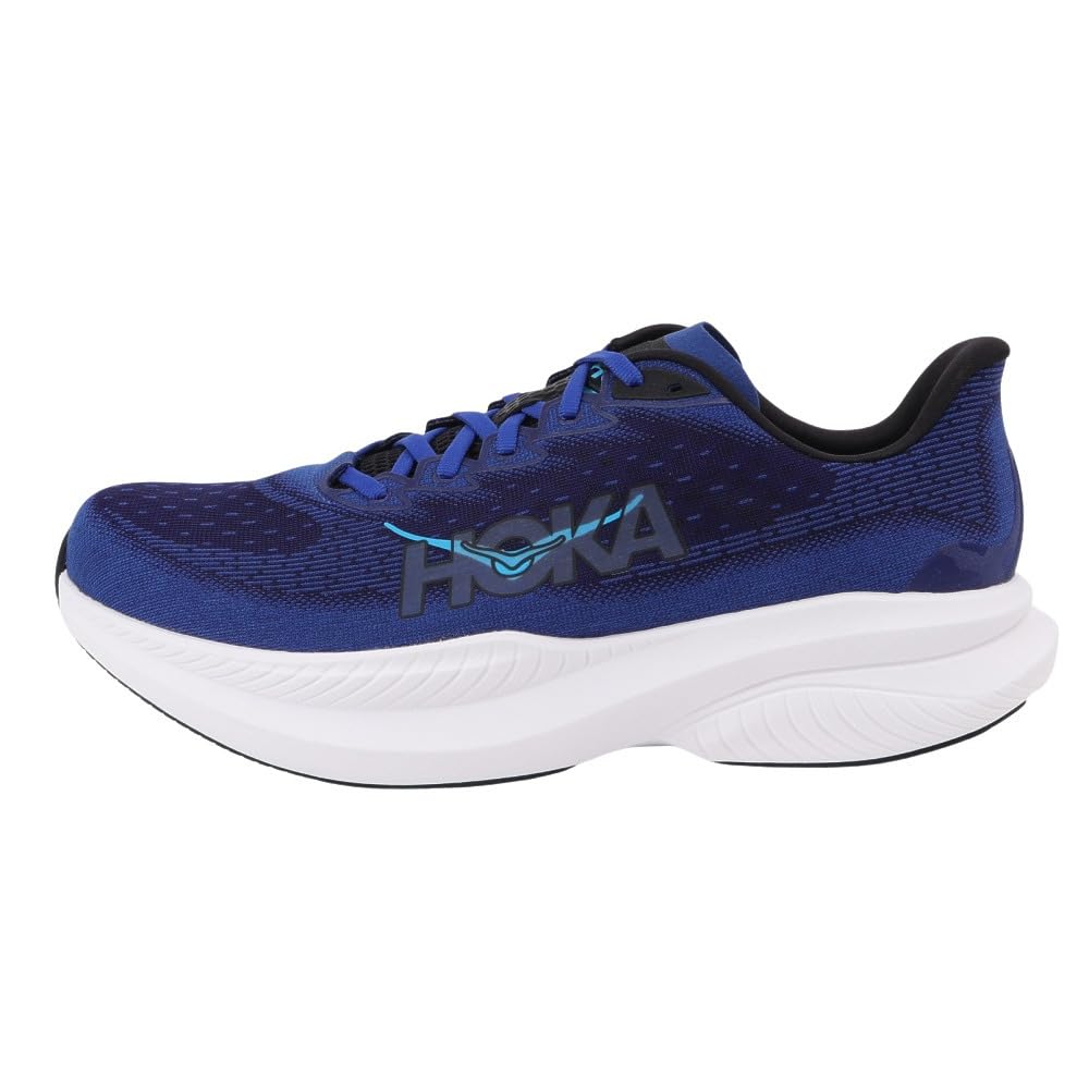HOKA Mach 6 Wide Running Black and Size Shoes, Navy, 28.0, Men's, 1147833-BNGH