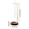 Incense Holder Upside Down Incense Holder Upside Down Wooden Incense Burner Home Line Incense Burner Wooden Base Home Decoration