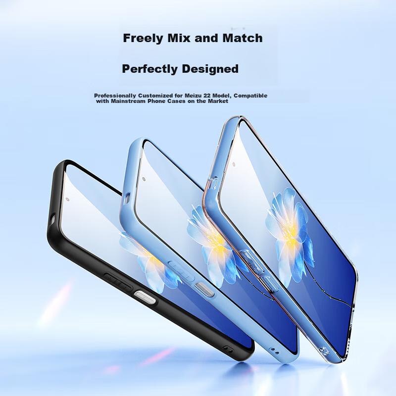 2-Pack | Unlock Full Coverage Tempered Glass Screen Protector for Meizu 22, Ultra-Thin, High-Definition, Anti-Drop, Anti-Fingerprint, No White Edges