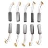 Premium 10pcs Carbon Brushes for Motor for Power Tools Drill 6x6x20mm
