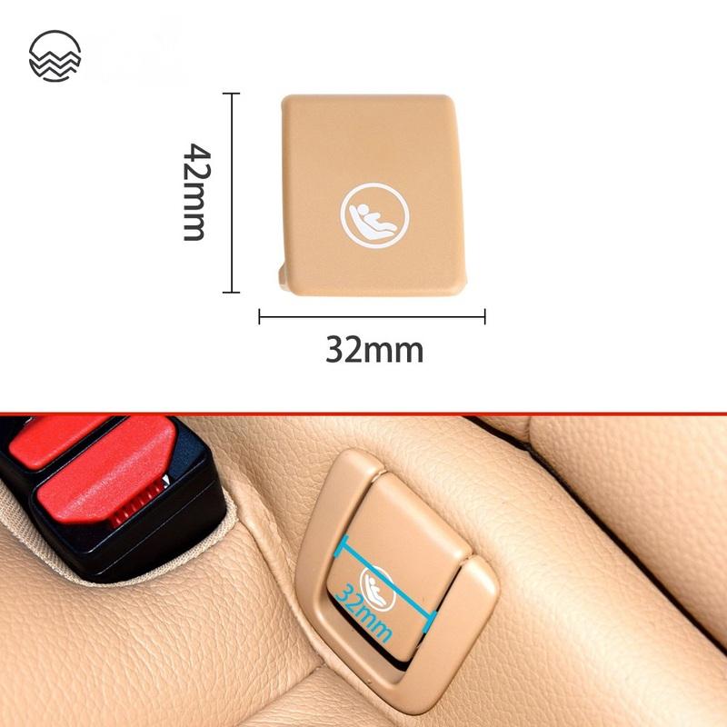 Car Rear Child Seat Fixing ISOFix Cover Hook ISOFIX Cover Child Restraint Switch For Volvo V60 V90 XC40 XC60 S60 S90
