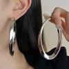 Металлические Геометрические Овальные Серьги Атмосферные Премиальные Серьги Серьги Модные Серьги Женские