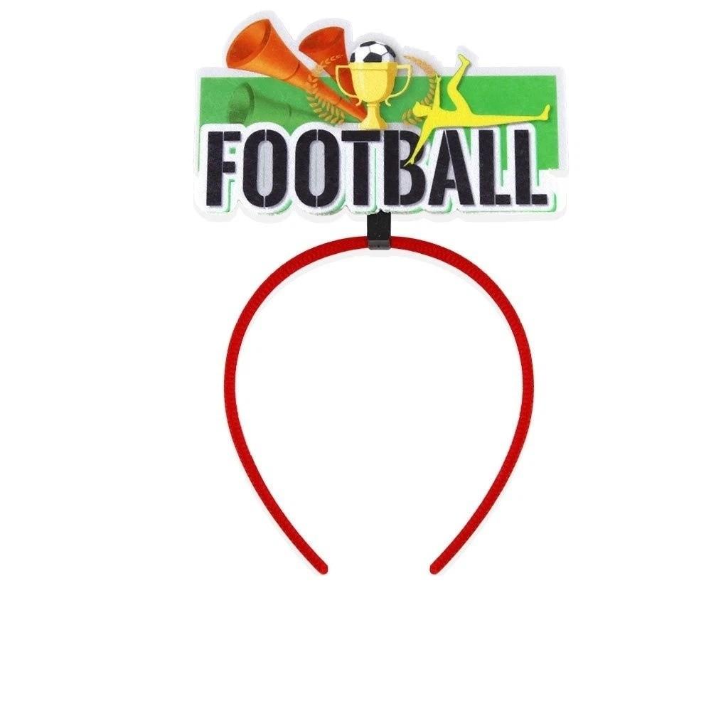 Charming Design Soccer Fan Headband Plastic Party Decoration Headband  Photo Props