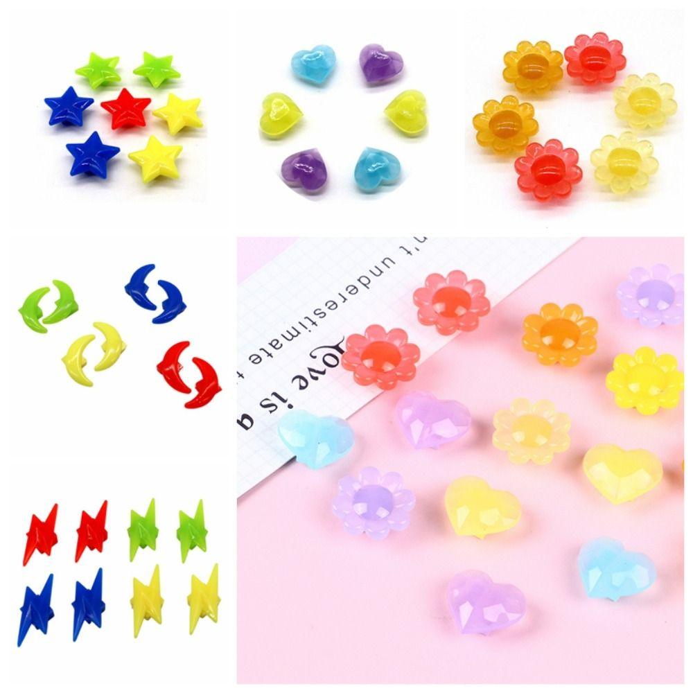 20PCS Mixed Color Spoke Beads Glow Wheel Stripe Colored Bead Bicycle Wheel Spoke Beads Kids Bike