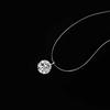 Jewelry Mermaid Tears Transparent Stealth Fishline Clavicle Chain Necklace Female Zircon Pendant