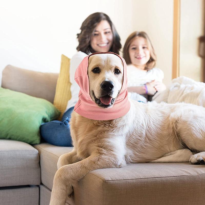 Winter Warm Puppy Big Dog Scarf Hat for Small Medium Large Dogs Soothing Head Cover Cap Mascotas Accessories Grooming Supplies