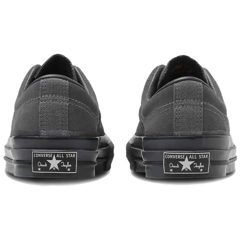 Converse Addict Chuck Taylor Замша NH OX Модный тренд Удобные низкие парусиновые кеды Унисекс кроссовки Серый Черный 31311490