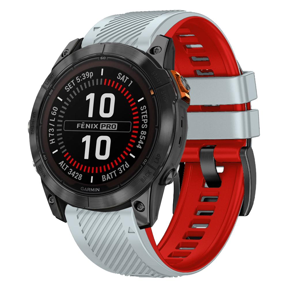 Быстросъемный силиконовый ремешок для часов 22 мм 26 мм для Garmin Fenix E 8 5 5X 6X 7 7X/Epix Pro Gen 2 TACTIX/Mk2 Mk2i G1/MARQ/Enduro 3 2