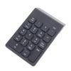 Wireless Number Pad BT5.0 Black 18 Keys Battery Powered Widely Compatible Numeric Keypad for Gaming