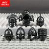 10 шт./лот MOC Кирпичи Средневековые Рыцари Рим Шлем Аксессуар Фигурки Детали Строительные Блоки Игрушки для детей Подарки