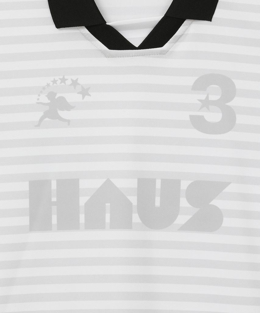 BAUF Haus Striped Jersey T-Shirt [Gray]