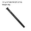 12mm Diameter Bicycle Axle Aluminum Zinc Zinc Alloy Bike Quick Release Skewer Bicycle Wheel Axle  Wheel Hub