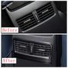 Rear Armrest Box Air Conditioning AC Vent Outlet Frame Decoration Sequ Cover Trim Fit For Mazda CX-30  - 2025 Accessories