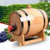 1/1.5/3 л Дубовая винная бочка с подставкой краном Винтажная бочка для выдержки виски Диспенсер Деревянная