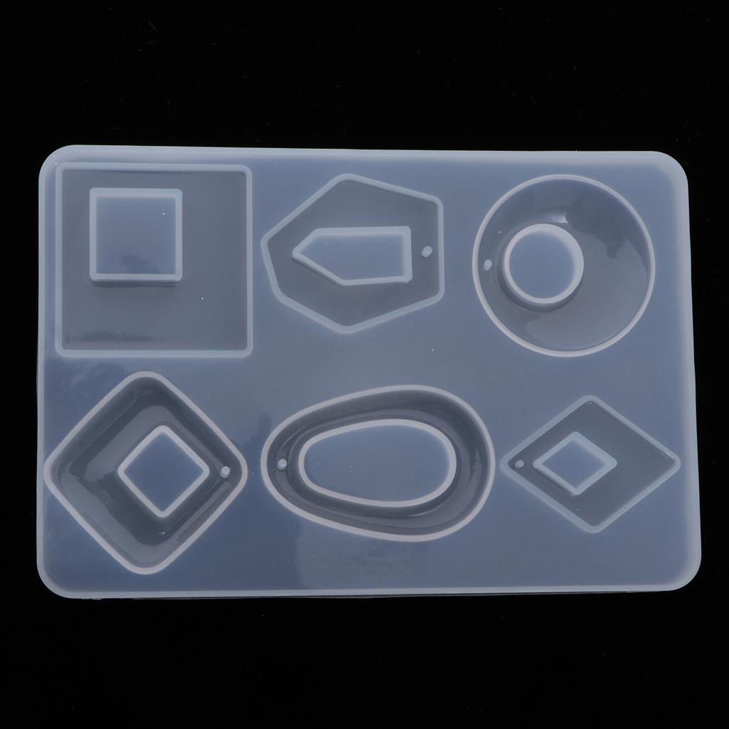 Силиконовые формы с геометрическими кристаллами, формы для изготовления ювелирных изделий, поделки своими руками 11,5x9,5 см