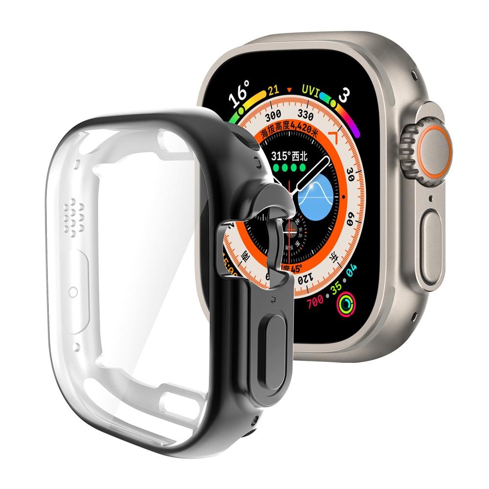 Для Apple Watch Series 8 Ultra/Pro 49 мм чехол для часов в комплекте Мягкая защитная пленка из ТПУ для iWatch 7 41/45 мм