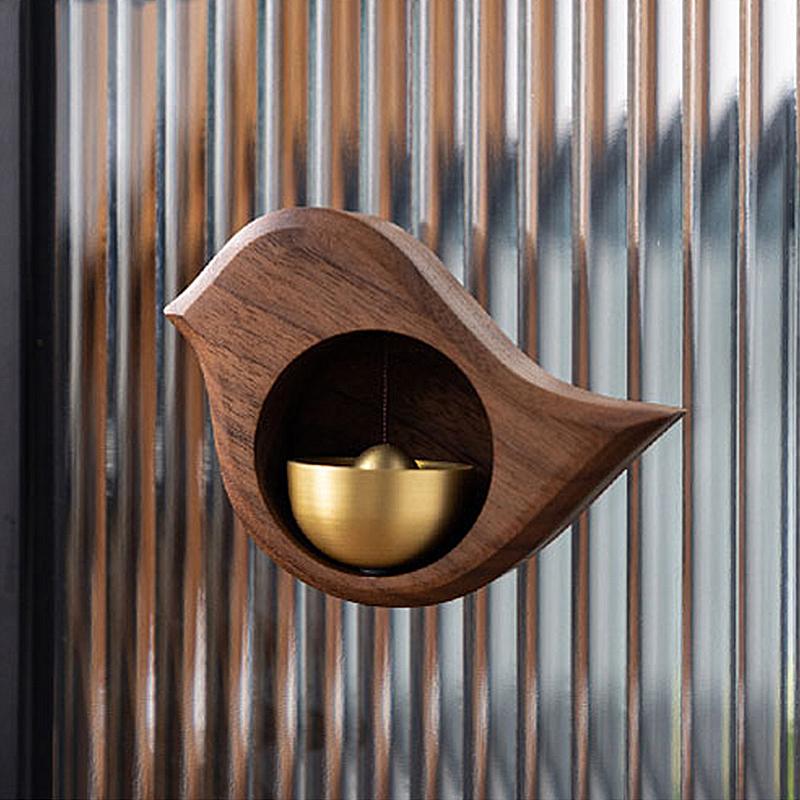 Ретро дверной звонок Винтажный колокольчик ветра Декоративный дверной звонок Японский дверной звонок Садовые принадлежности Настенный декор Домашний декор