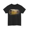 Guitar Wildlife T-Shirt, Guitar Reflection Nature Lovers Lake Sunset Shirt