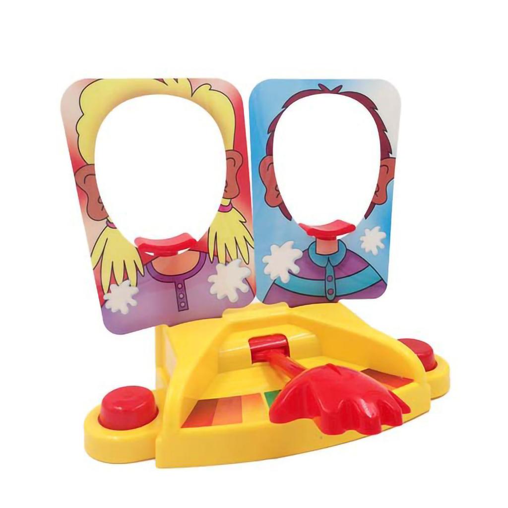 Children Face Whipped Cream Toy Boys Girls Cream Hitting Board Game for Birthday PartyDouble Player