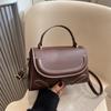 Crossbody Bag PU Leather Solid Color Shoulder Bag for Women Handbag Trendy Satchel Purse for Work Travel KTY