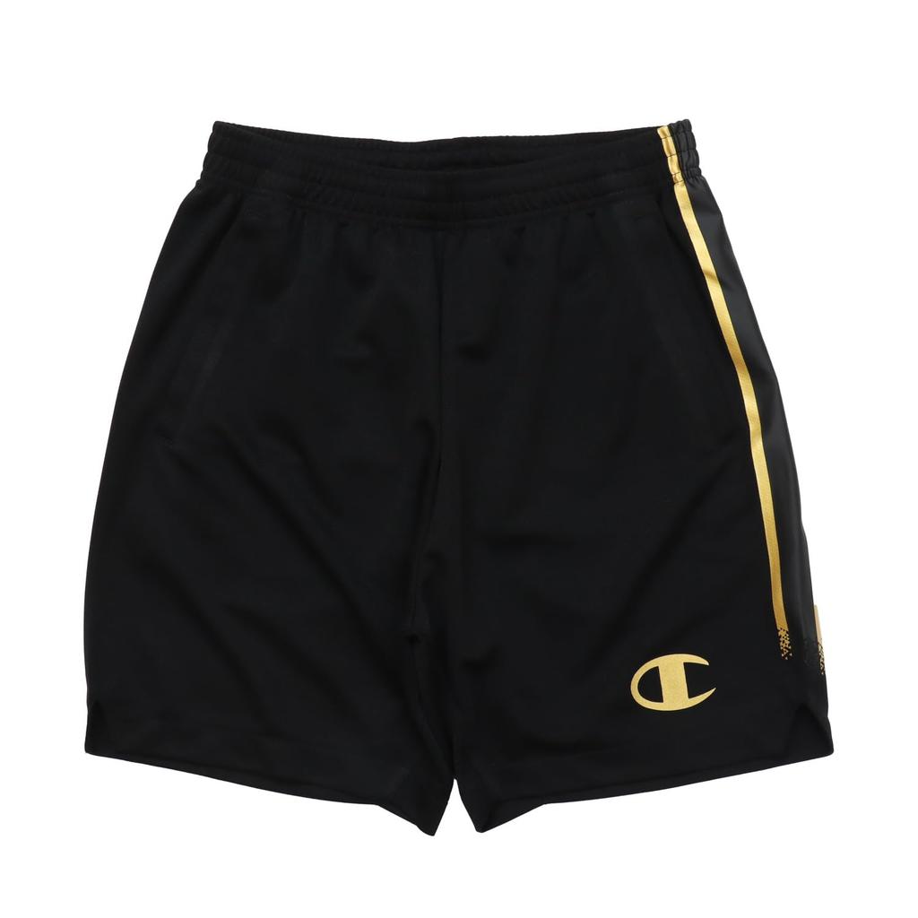 Champion Shorts, 100% Polyester, Quick-Drying, One-Point Logo, C3-BV510-981-M