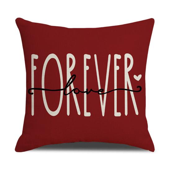 Наволочка на День святого Валентина, милое сердце с изображением любви, кукла-гном, узор красного и белого цвета, чехол для диванной подушки, спальня, автомобиль, квадратная подушка, Shams, постельные принадлежности