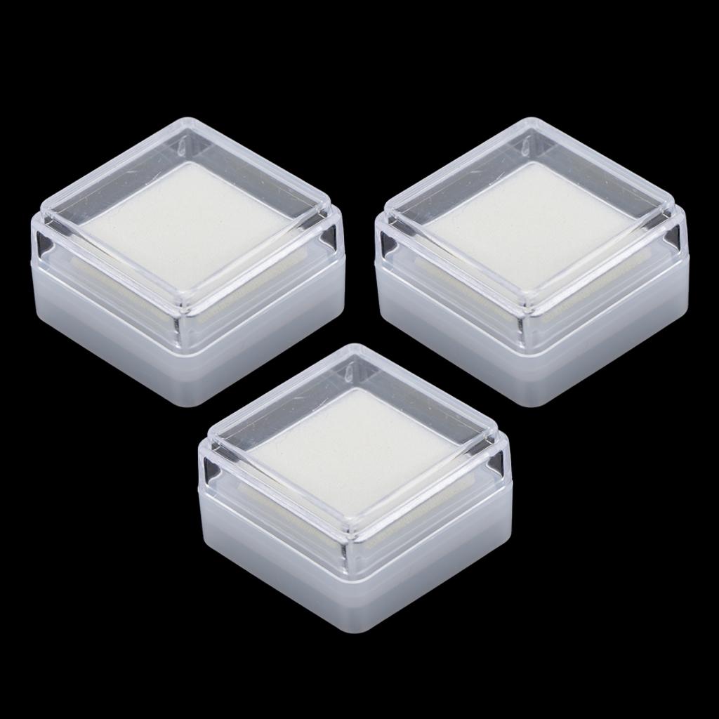 Blank Ink Pad Square Sponge Stamp Pad for Fabric Wood Paper Journaling Scrapbooking Ink Projects