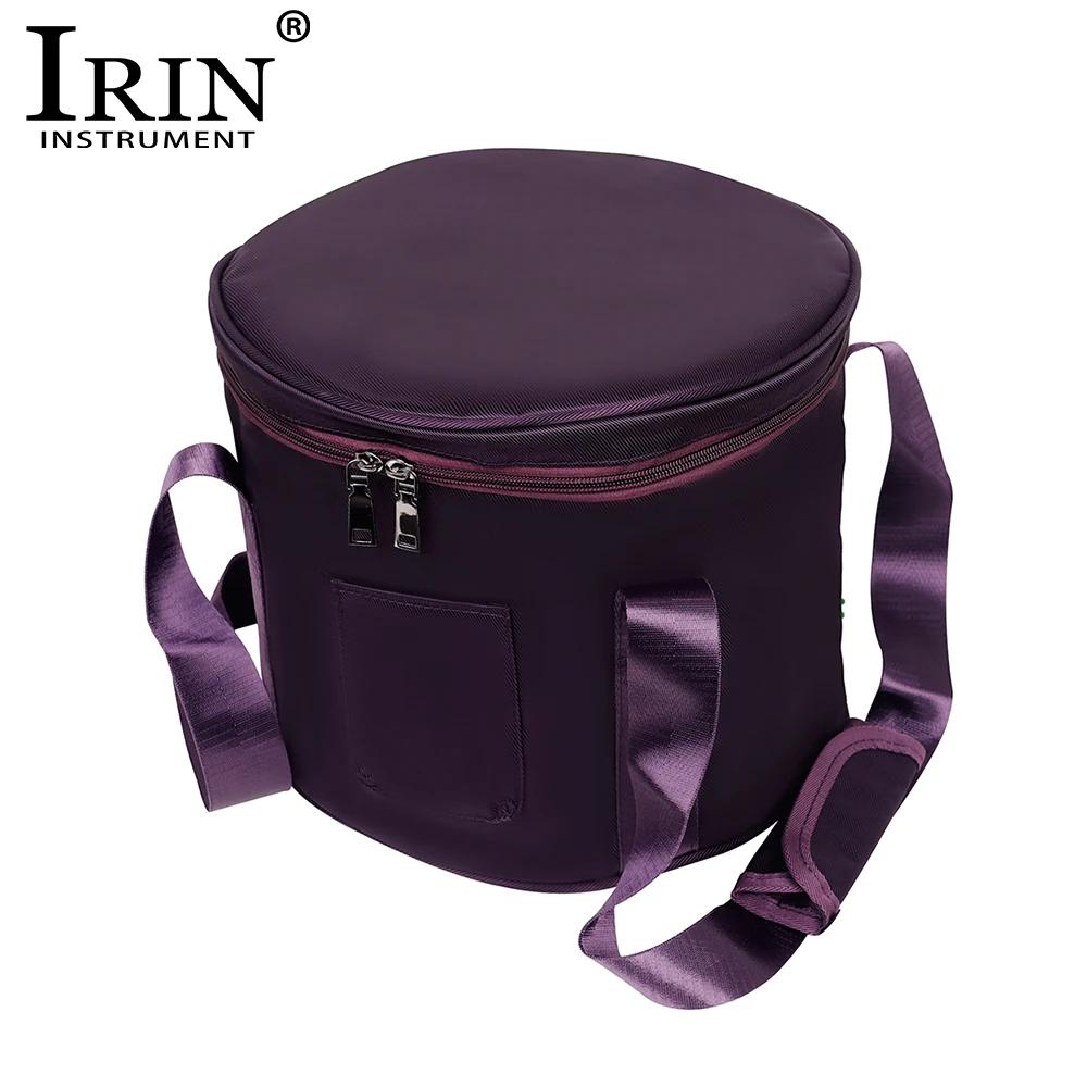IRIN 10 Inches Crystal Bowl Bag Purple Singing Bowl Handbag Portable Crystal Bowls Case Bag Percussion Instrument Accessories