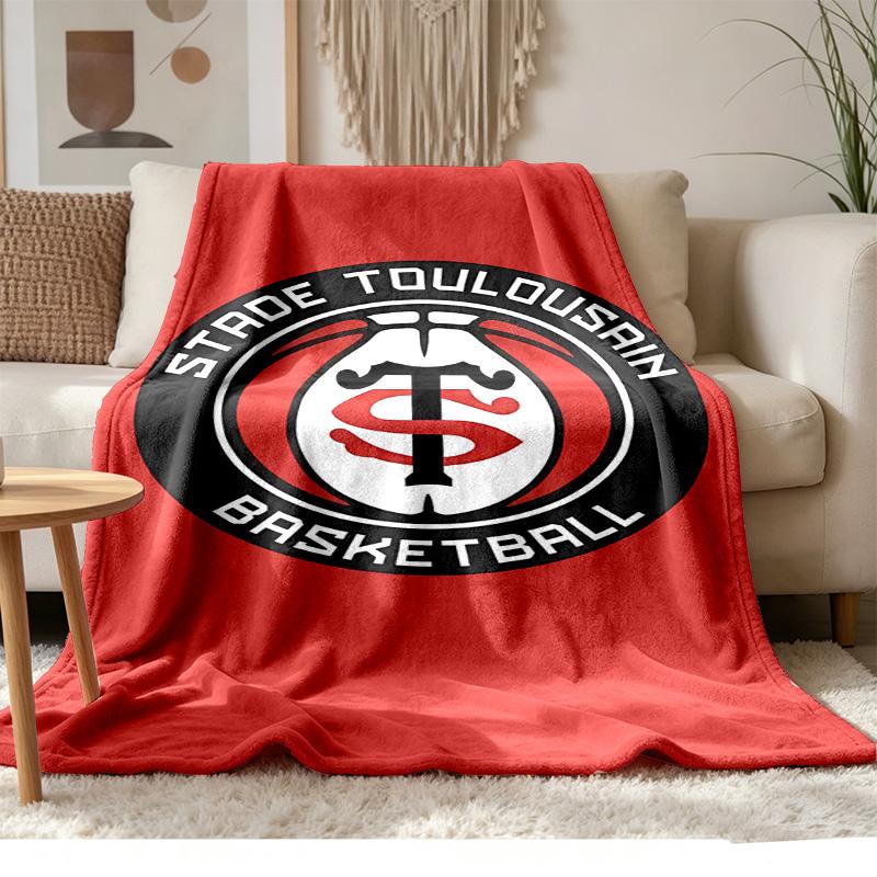 Stade Toulousain Soft and comfortable flannel Suitable for sofas living rooms outdoor camping travel and also makes a great anniversary gift