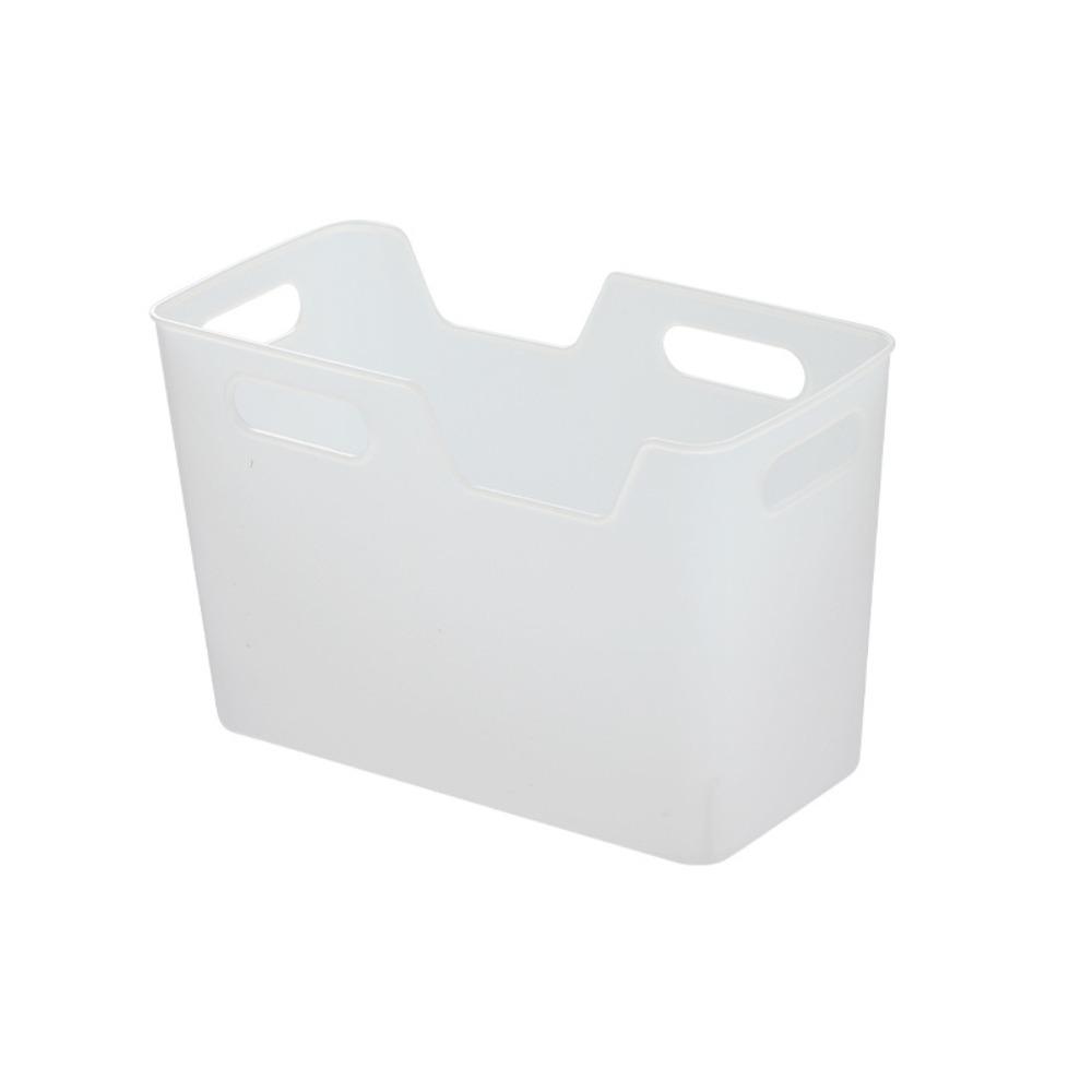 Transparent Storage Basket Smooth Edge Fridge Storage Bin Durable Refrigerator Storage Box