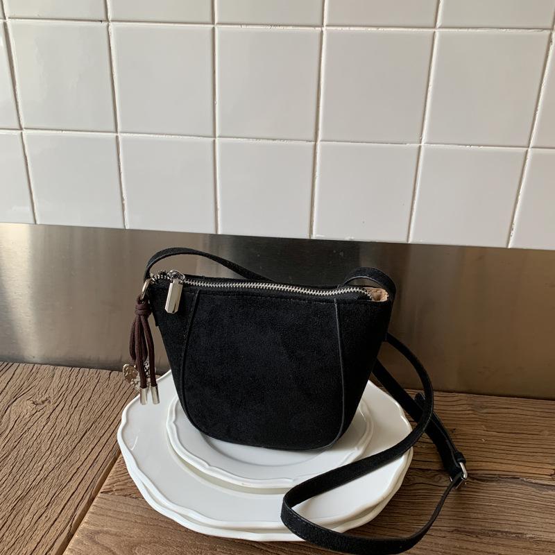 Ретро сумка женская 2025 новая высококлассная сумка через плечо сумка-мессенджер для поездок универсальная сумка-ведро сумка для мобильного телефона