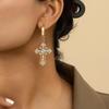 European and American Women's Gold-Plated Zircon Earrings: Versatile, Luxury Accessories for a Chic Appeal