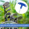 Инструменты для регулировки клюшек для гольфа Гаечные ключи для гольфа Динамометрический ключ для гольфа Инструмент для регулировки головки клюшки для гольфа Инструмент для измерения крутящего момента головки драйвера для гольфа из нержавеющей стали с ручкой