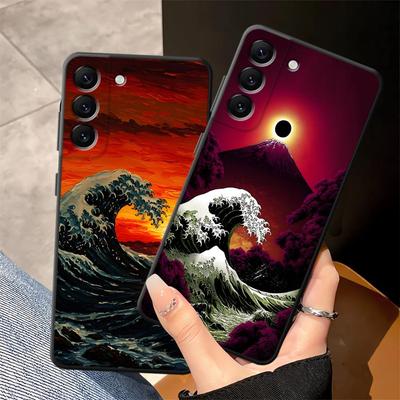 Чехол для Samsung Galaxy A73 A51 A05 A57 A15 A06 A23 A52 A36 A53 A17 A25 A16 A55 A37 Чехол для телефона A70 A13 A12 A50 A41 Закат