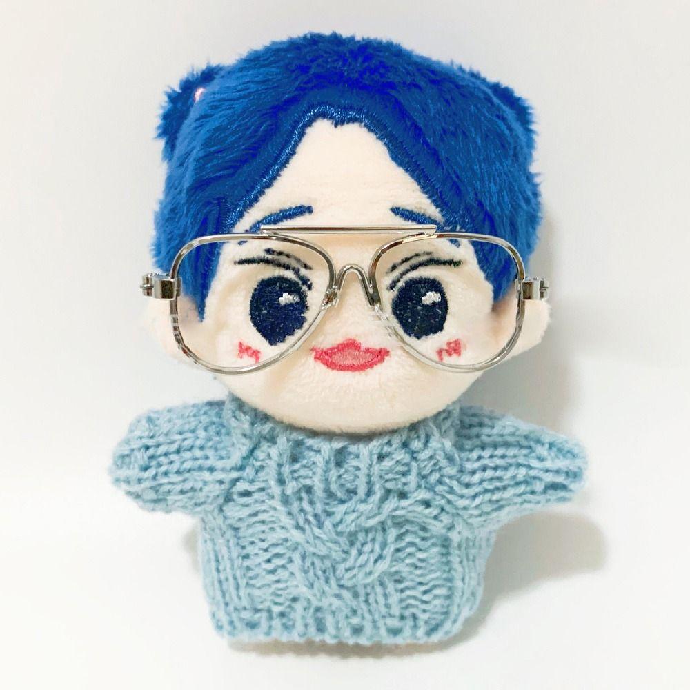 Accessories Mini Plush Doll Plush Doll Eyeglasses Glasses Clothes Cute Heart Frame For 10cm Dolls