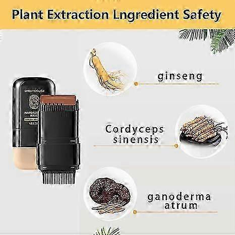 2-in-1 Hair Color Stick & Comb, Waterproof and Sweat-Proof Hair Dye Comb, Instant Convenient Root Touch Up for Gray Hair, Touch up Comb for Women & Me