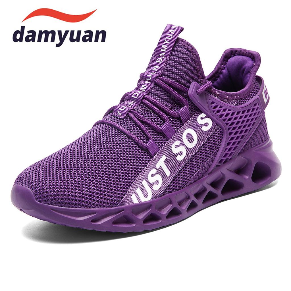 Running Jogging Shoes Comfortable Casual Sneakers White Outdoor Breathable Mesh Women Light Shock-absorption Sports Shoe