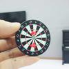 1Set Miniature Dollhouse Dart Board Darts Game Set Play Doll House Miniaturas Home Decor Accessories Toy Pretend Play Toy