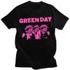 Green Day Rock Artist T-shirts Green Day Alternative Song Dilemma Top New Harajuku Aesthetic Tshirt Oversized Hip Hop Streetwear