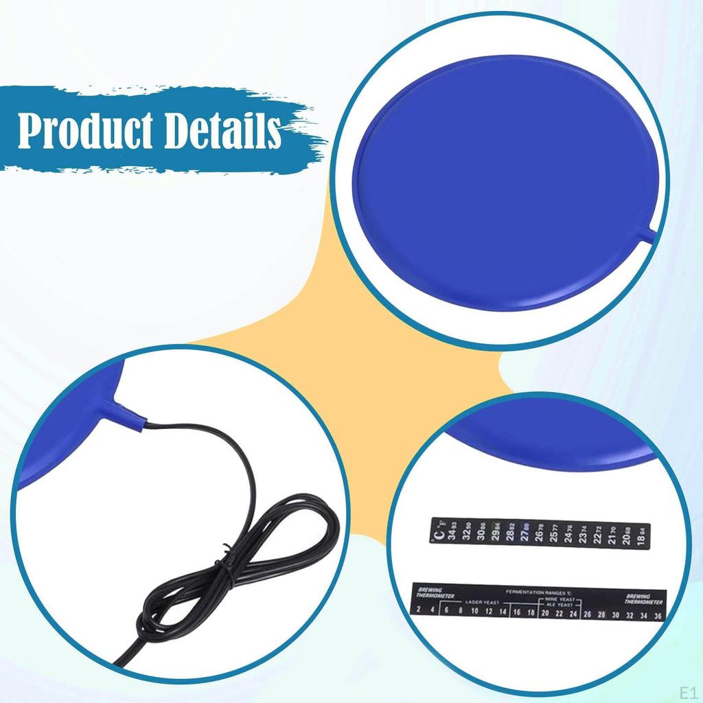 Heating Pad Wine Making Accessories Warming for Fermenting Breed Brewing